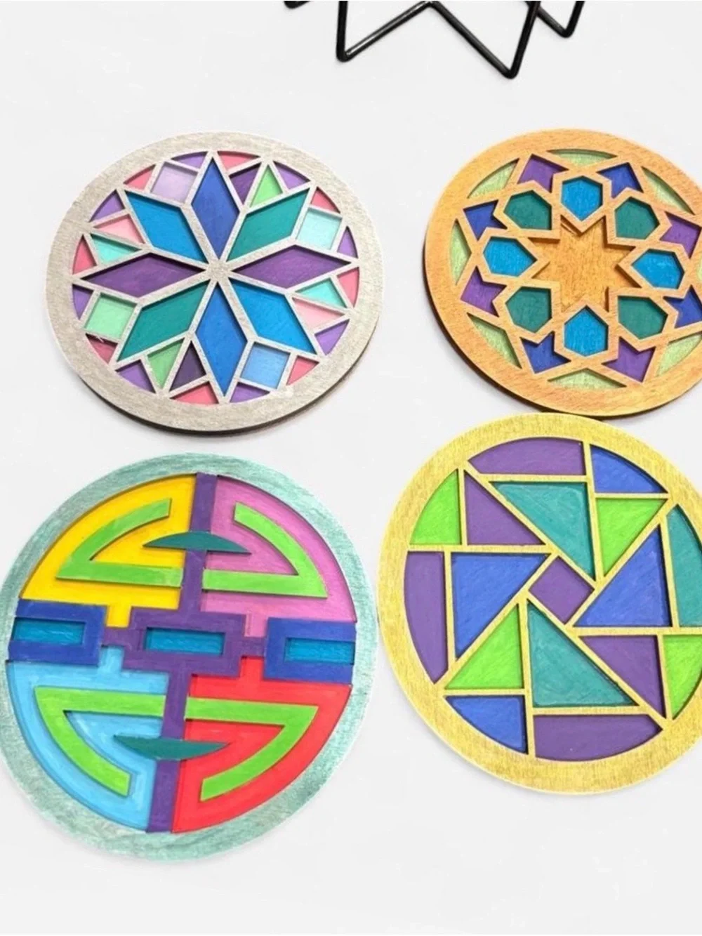 Hand Painted set round